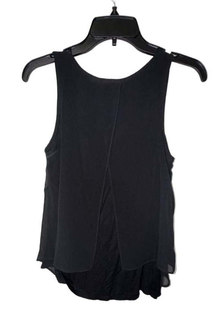 IZ buyer XS Women's Black Blouse Shirt With Back Lace